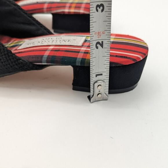 Vintage Amy Jo Gladstone NY Woven Wool Needle Point Yellow Lab Mules Large NWOB - Picture 6 of 10